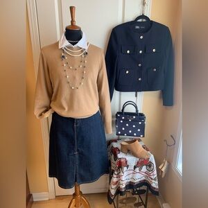 Vintage Denim A line skirt by Lois BRIGITT